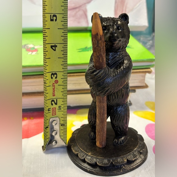 Estate Black Forest Bear Pencil Holder Vintage/Antique - Picture 4 of 13